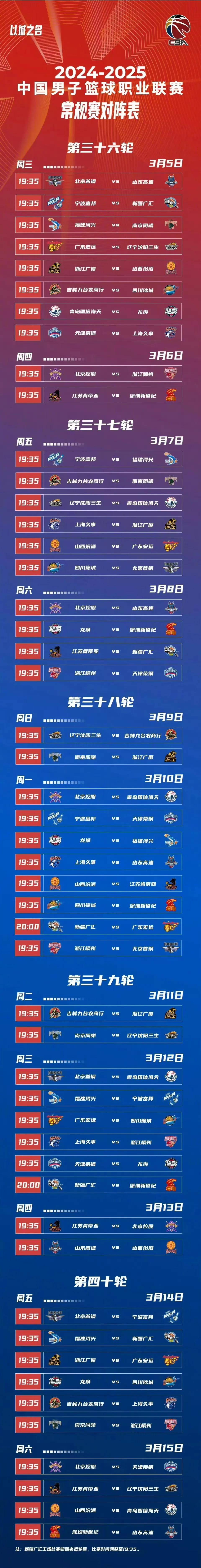 cba赛程北京队赛程_(cba赛程20192020北京) 第2张 cba赛程北京队赛程_(cba赛程20192020北京) 第2张